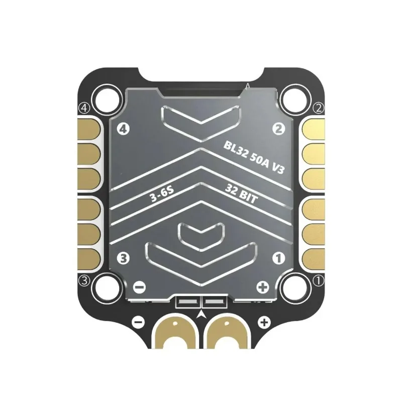 F7V350A Stack F722 Flight Controller BL32 50A 4in1 ESC Support 3S-6S Lipo Battery With Blackbox Analyzer For FPV Freestyle Drone