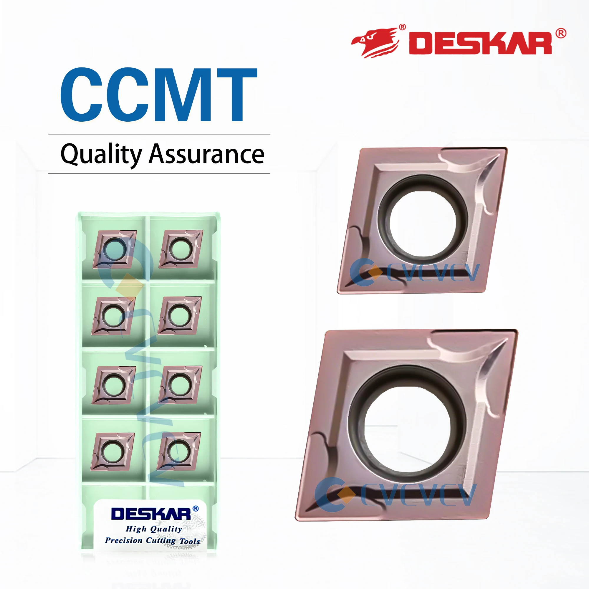 

DESKAR 100% Original CNC lathe Numerical Control CCMT 060202 /04 CCMT09T304/09T308 CCMT 120404 /08 LF6118 Turning Toolsss Blade