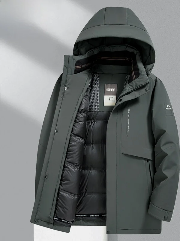 

TUCANO Зимняя теплая противоветровая шапка с капюшоном вниз Jaet Съемная внутренняя часть Regular Fit Cam Outdoor Ci Casual