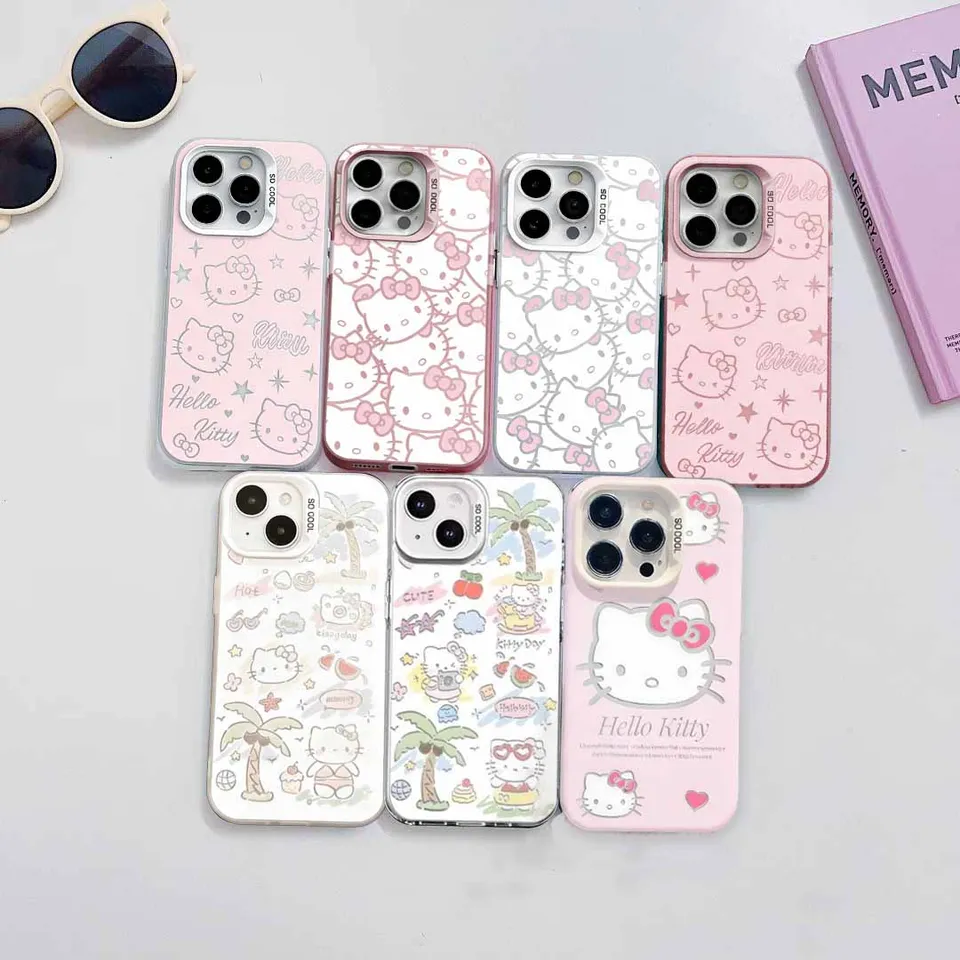Pink Cute Hello Kitty Case Cover For Xiaomi Redmi 15 4G 5G 15C 14C