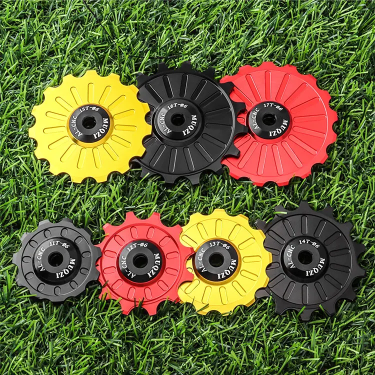 MUQZI 11/12/13/14/15/16/17T Schaltwerk Jockey Rad Keramik Pulley MTB Riemenscheiben Rennrad Keramik Lager Guide Rad – Detail 10