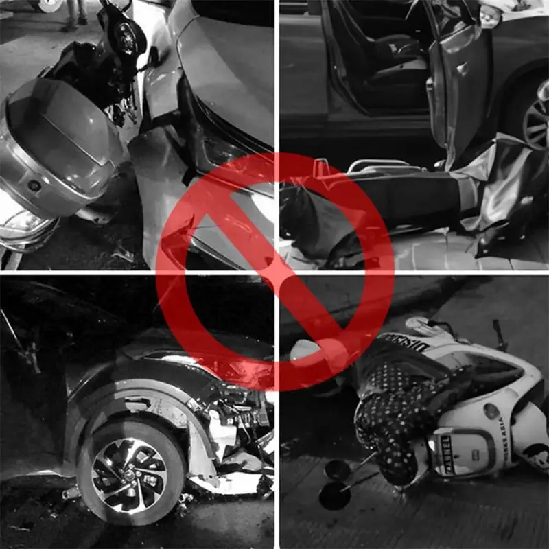 مصباح تحذير صغير يعمل بالطاقة الشمسية للسيارة ، محرك ركوب ليلي ، مصباح خلفي للسيارة الكهربائية ، مصباح تحذير ستروب مضاد للخلف مقاوم للماء