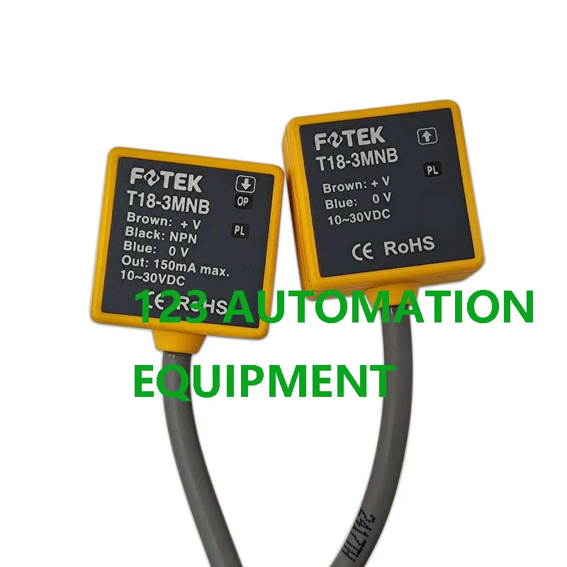 Authentic New FOTEK T18-3MNB+18T 6MX 30MX Ultra Short Photoelectric Sensor Switch Correlation Type
