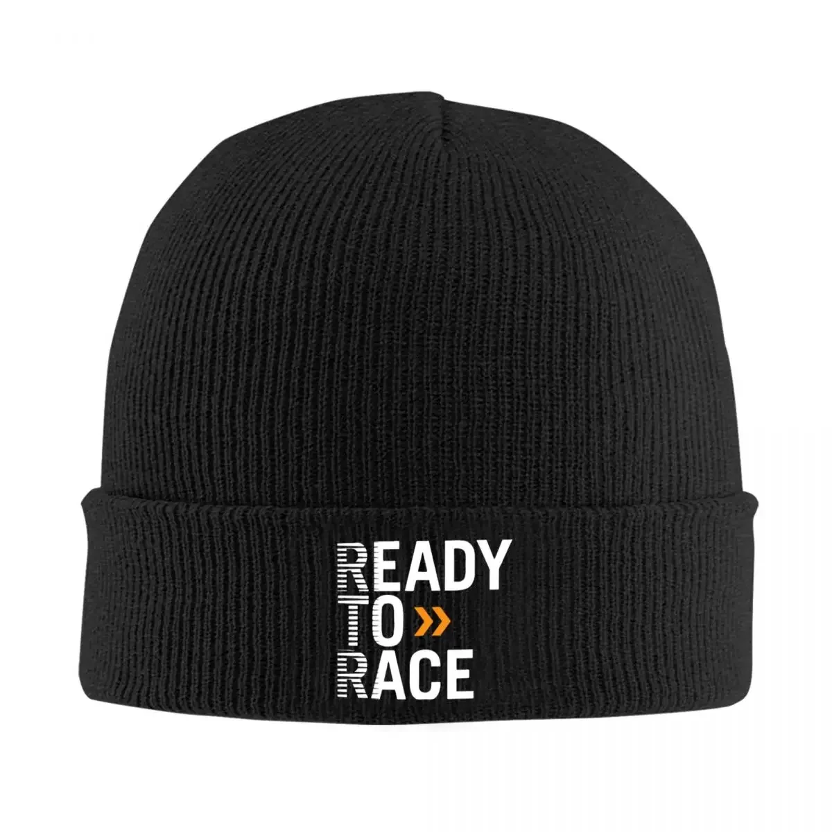 Ready To Race Knitted Caps for Women Men Skullies Beanies Winter Hat Ready To Race Motocross Bitumen Bike Life Warm Melon Cap