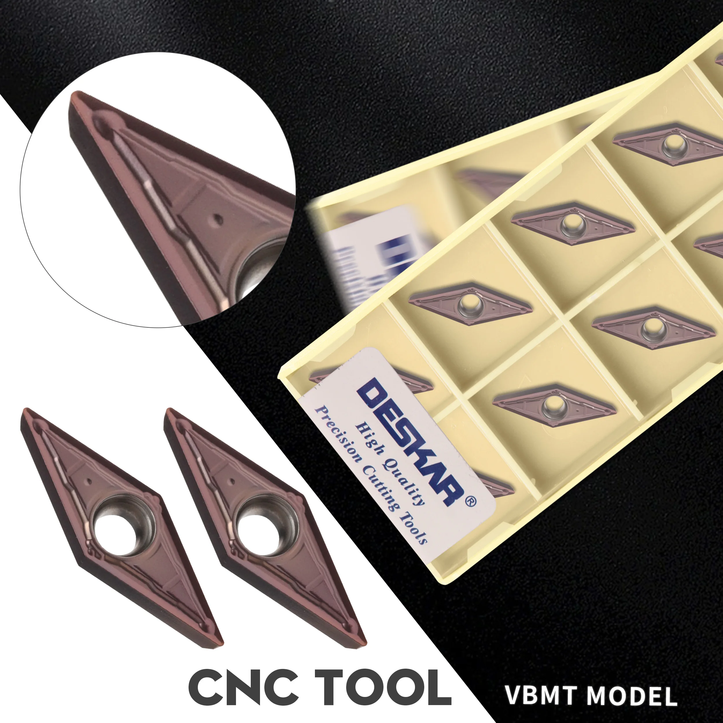 VBMT160404-MV VBMT160408-MV LF6018 CNC lathe cutting inserts Carbide finishing internal turning tools processing stainless steel