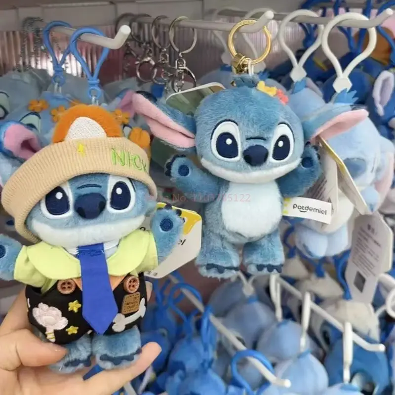 Potdemiel غرزة الكرتون ملء أنيمي 12 سنتيمتر أفخم المفاتيح 35 سنتيمتر أفخم قلادة دمية Kawaii الأطفال هدية عيد ميلاد لطيف