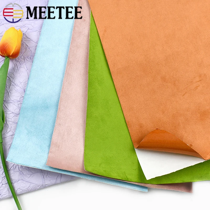 

50/100x143cm Synthetic Leather Self-adhesive Fabric Car Interior Door Suede Adhesive Fabrics Velvet Decor Cloth DIY Material