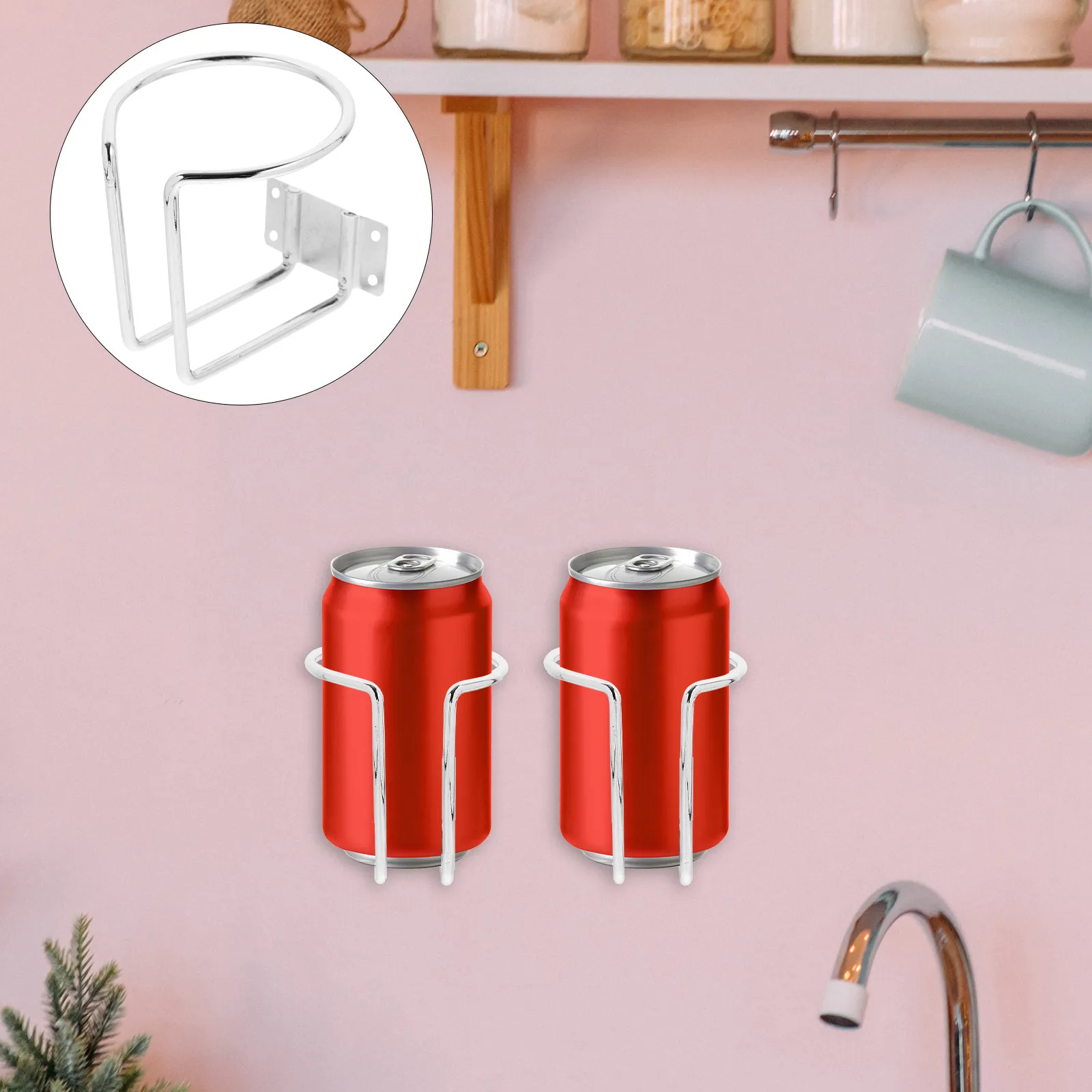 

2pcs Cup Holder Car Multifunctional Metal Drink Holder For Rv Boat Vehicles Soda Can Stand Cup Holders For Boats Cars
