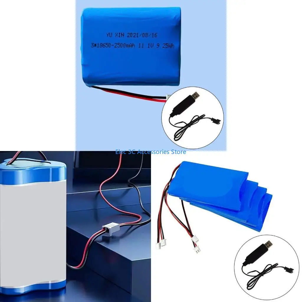 Y51A USB Cable For 3.7V Lithium Battery 2Pin Forward Remote Car Aircraft