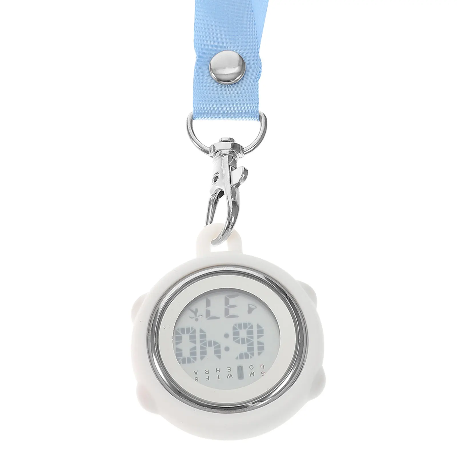 

Цифровые карманные часы для медсестер с креплением на ключ, легкие, с точным механизмом, для медсестер, врачей, поваров, медицинских работников