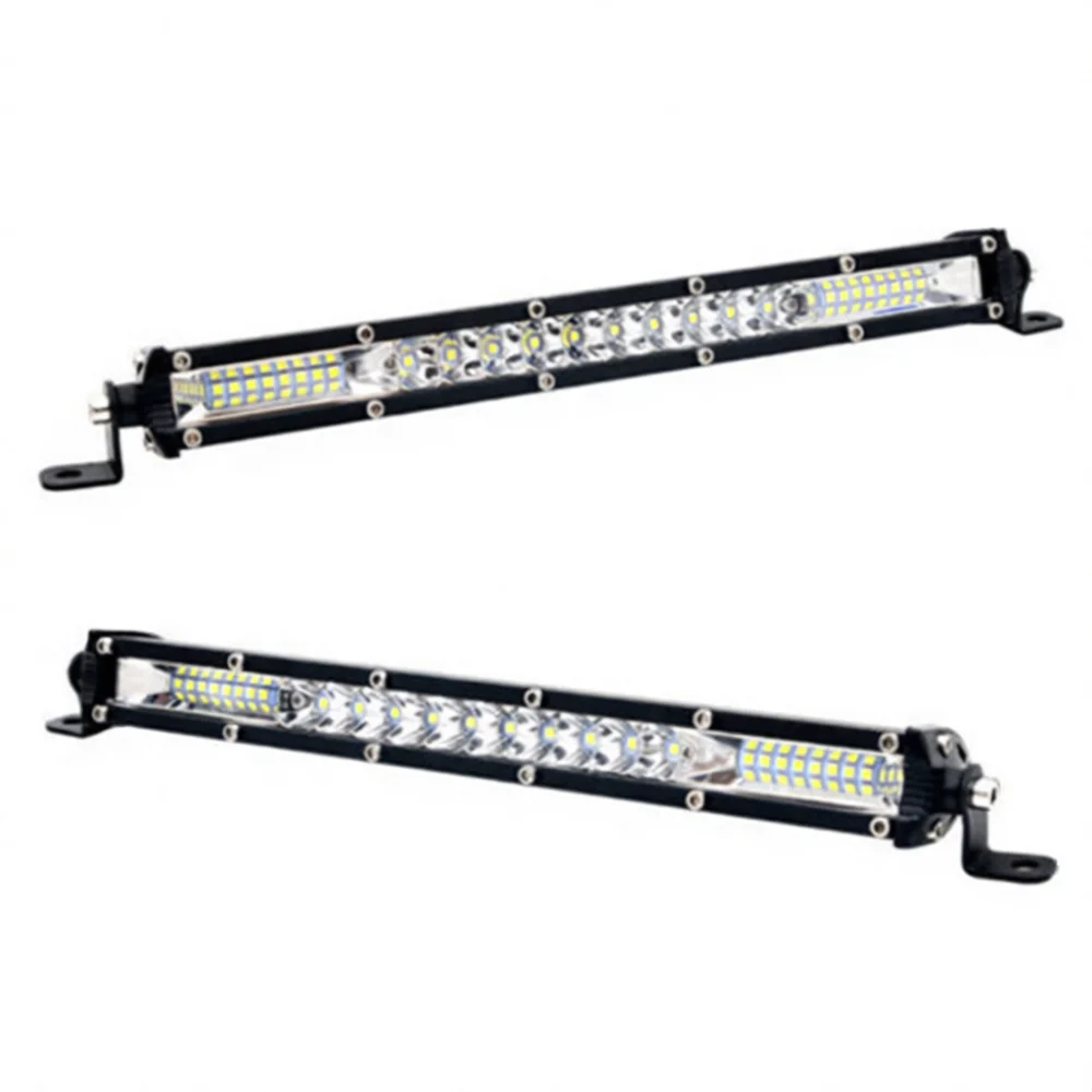 Slim 90W LED Light Bar 10 Inch Single Row Combo Beam Driving Lamp For Off Road Truck Car Exterior Fog Work Lighting