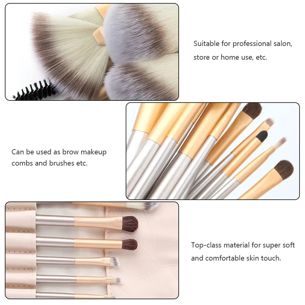 1 conjunto de pincéis de maquiagem conjunto rímel sobrancelha pente escova kit durável fibras de náilon ferramentas de maquiagem profissional para sobrancelhas precisas