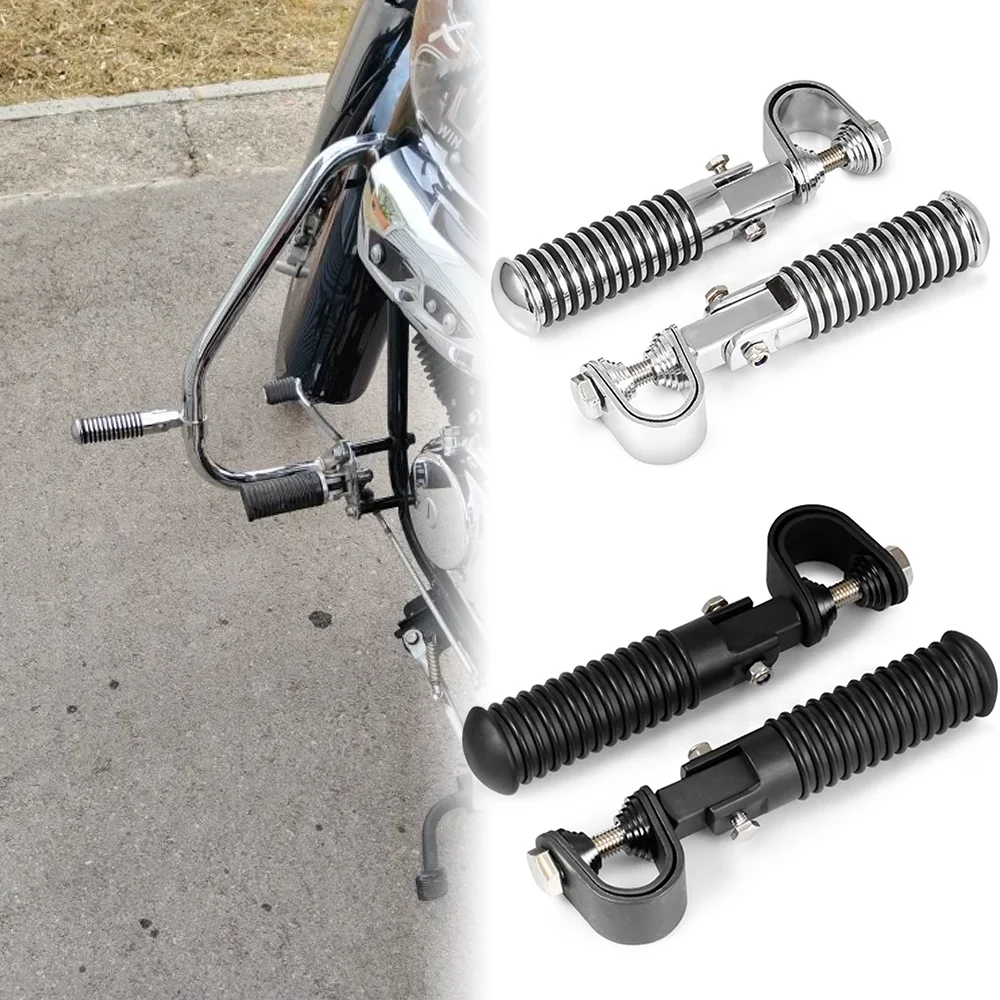 

Pair Engine Footpeg Footrest Gear Shift Shifter Lever Foot Pad Pedal For Harley Sportster 883 1200 For 26mm-31mm Guard
