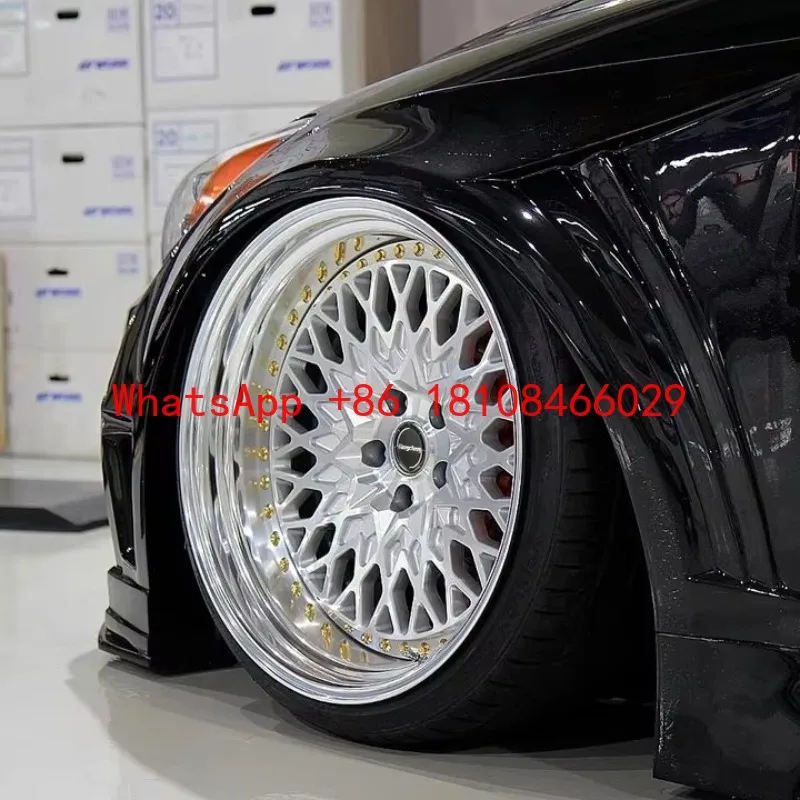 

Кованые диски с глубокой полированной полкой (2-3 элемента), 18-23 дюйма, для гоночных автомобилей