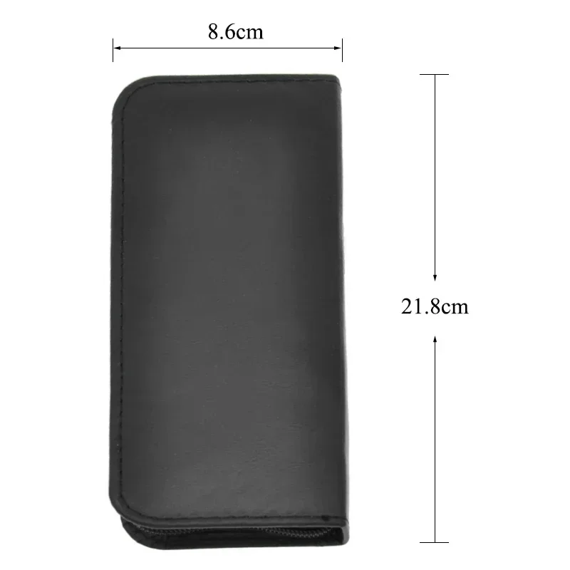 المهنية صالون بولي Leather الجلود مقص حلاقة حقيبة سستة المحمولة كيس مزموم صندوق لتصفيف الشعر مقص الحلاق المقصات C0017A