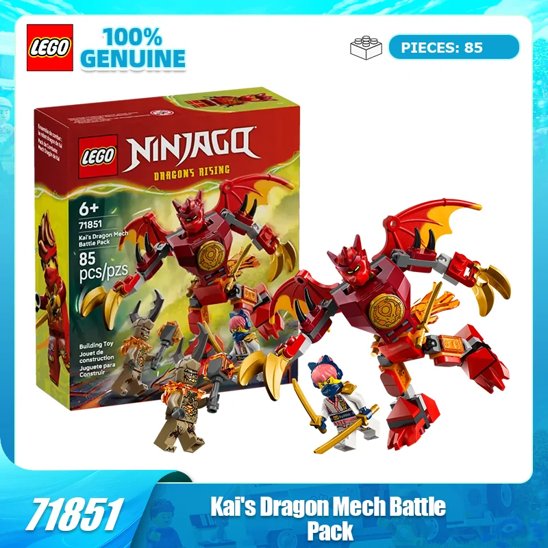 

Конструктор LEGO Фантомный ниндзя 71851: Дракон-робот Кая, развивающая игрушка для мальчиков, подарок на день рождения