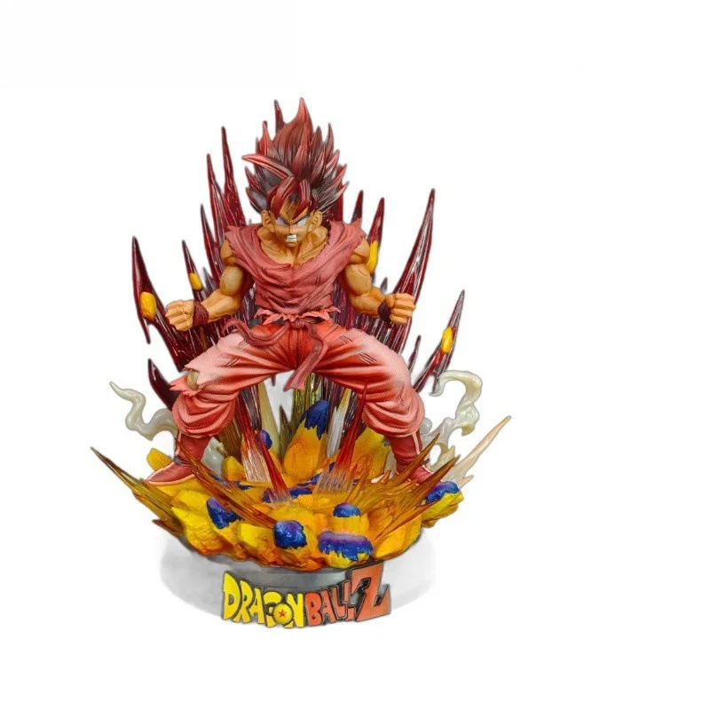 38 cm Kaiouken Son Goku Figur Dragon Ball Son Goku Action-figuren PVC Anime Sammlung Modell Spielzeug Ornamen Geburtstag Geschenke