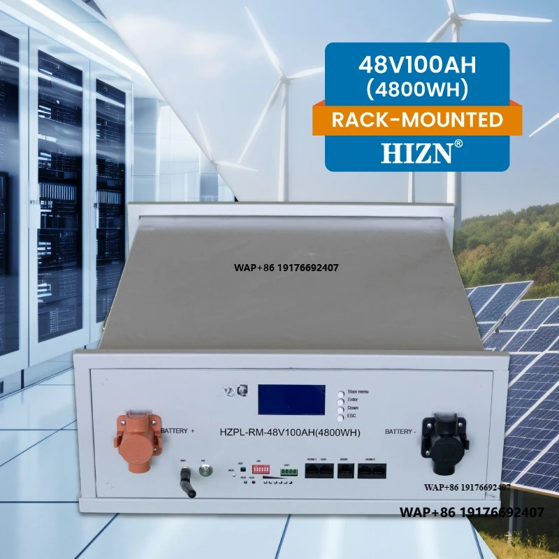 

Power Solar Power Lithium Ion 48v 100ah h Rack Mounted 5kwh Lifepo4 Battery