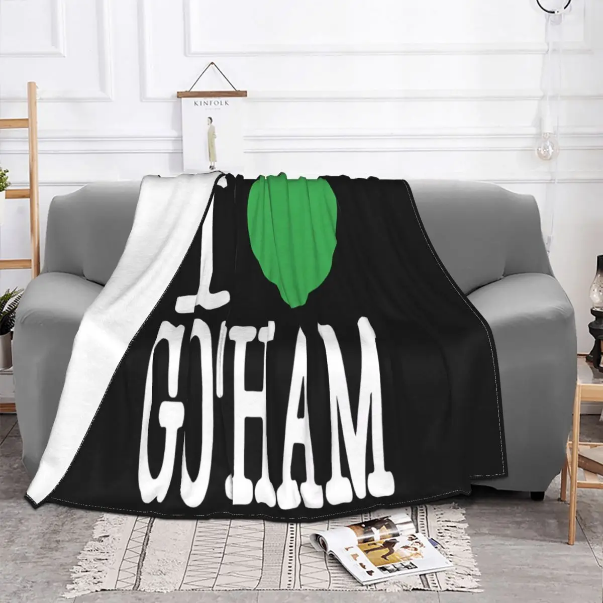 Number Nine - I Love Gotham Quilt Bed Blanket Couple Blankets Thin Wadding Blanket Throw Blanket