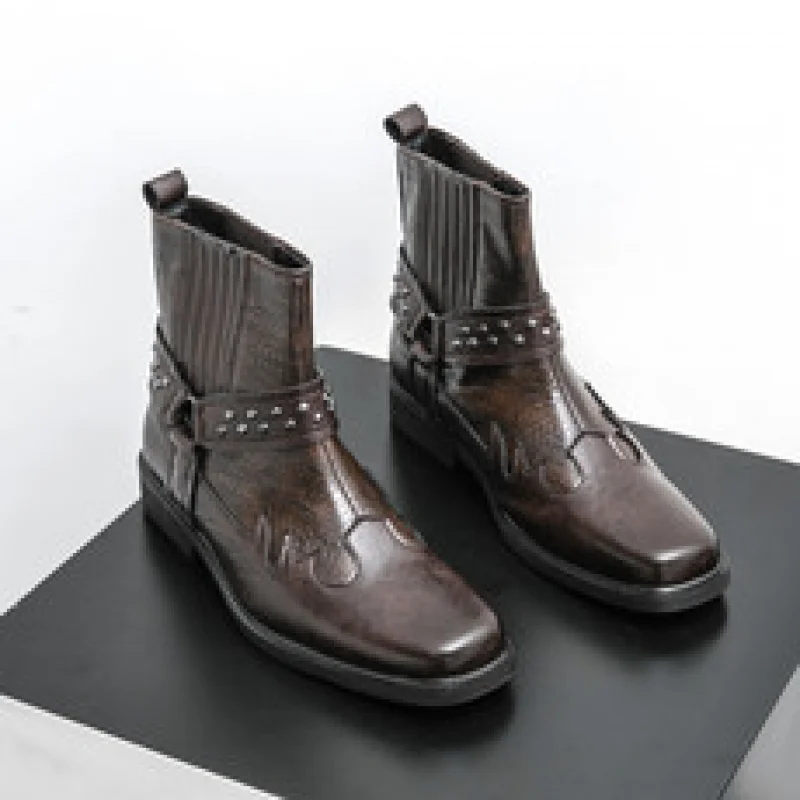 2025 Autunno Nuove scarpe in pelle transfrontaliere per uomo Casual One Step Stepping British Business Formale Set di grandi dimensioni in pelle Sho