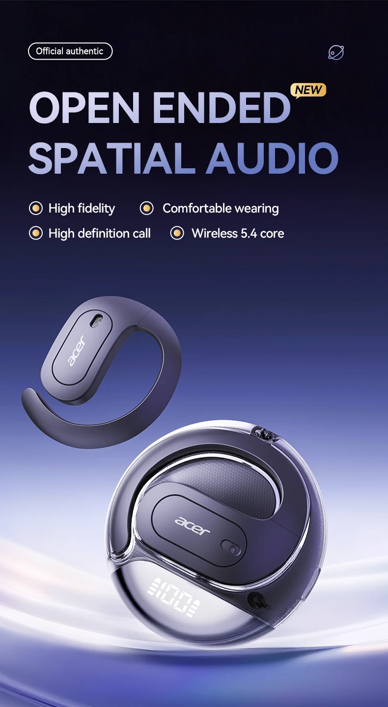 Sb4b2a28cca134feda985a6b215e2f23du Acer Ohr538 Wireless Bluetooth Headphones with Open Design, Heavy Bass,Comfortable Fit for Sports,Running,Cycling,Phones Tablets