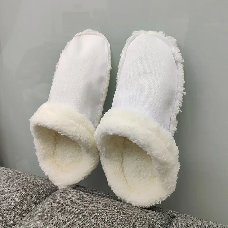 New Removable Plush Liner Shoes Insoles Winter Warm Ankle Sock Shoe Charms Thicken Plush Insole for Women Men Shoe Covers