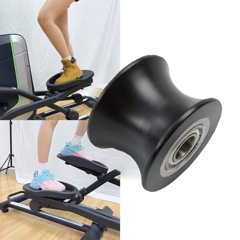 Elliptical-Leg Roller Slide Guide Wheel Pulley 70x51x17/15mm Plastic Replacement For Home Gym Fitness Bike Accessories