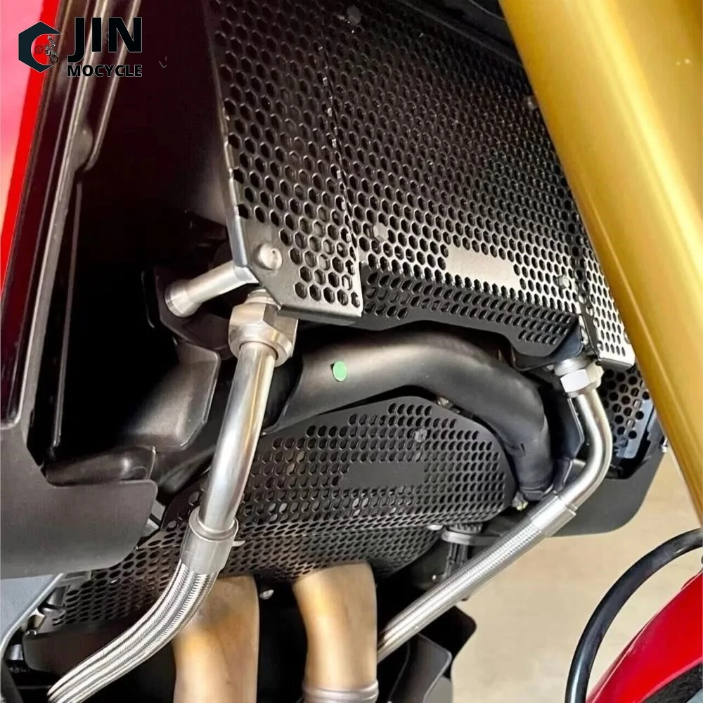 For Ducati Multistrada V4S Multistrada V4 S Sport / Rally / Pikes Peak MultistradaV4 RS 2021-2023 Radiator Oil Cooler Guard Set