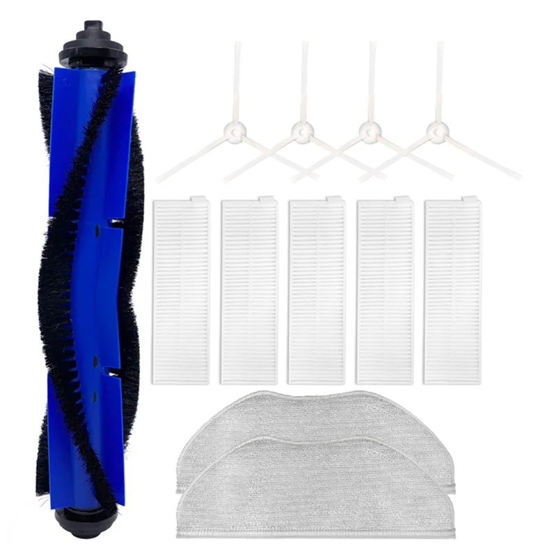 فرشاة جانبية فلتر HEPA لملحقات المكنسة الكهربائية الروبوتية Tefal Rowent X-Plorer Serie 95 RG7975WH RG7987