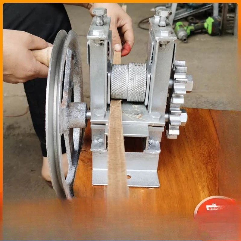 Small electric bamboo strip layering machine Household bamboo chip processing layering machine