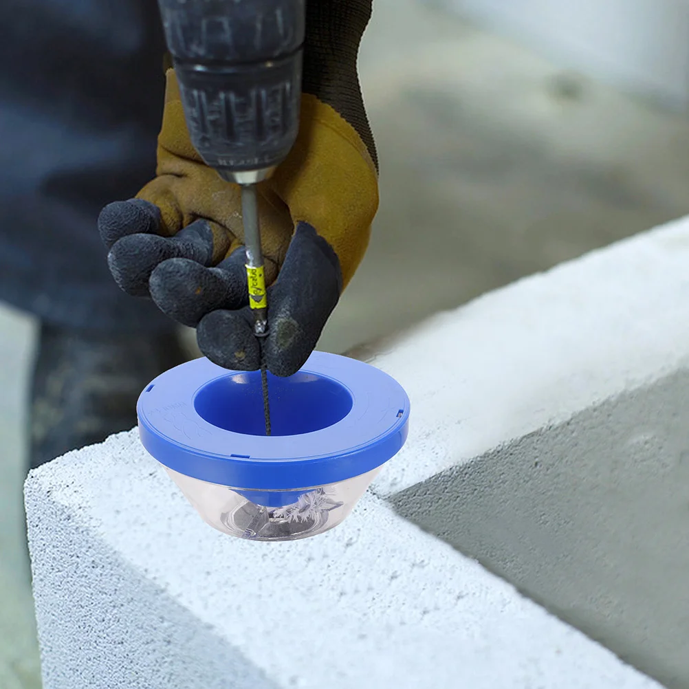 

1Pcs Electric Drill Dust Cover Blue Silicone Bowl Hammer Attachment Dust Collector Tool Accessory for Drill Debris