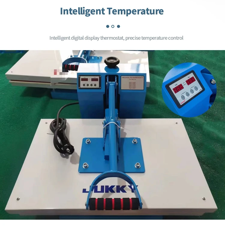JUKKY JK-62 Professional Industrial Heat Transfer Machine New Condition Hot Sale Apparel Machinery Steel Material Motor Core