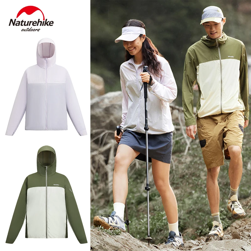 Naturehike UPF100+ Men’s & Women’s Sun Protection Jacket 135g for Summer Outdoor Hiking Fishing Quick Dry Long Sleeve Sportswear