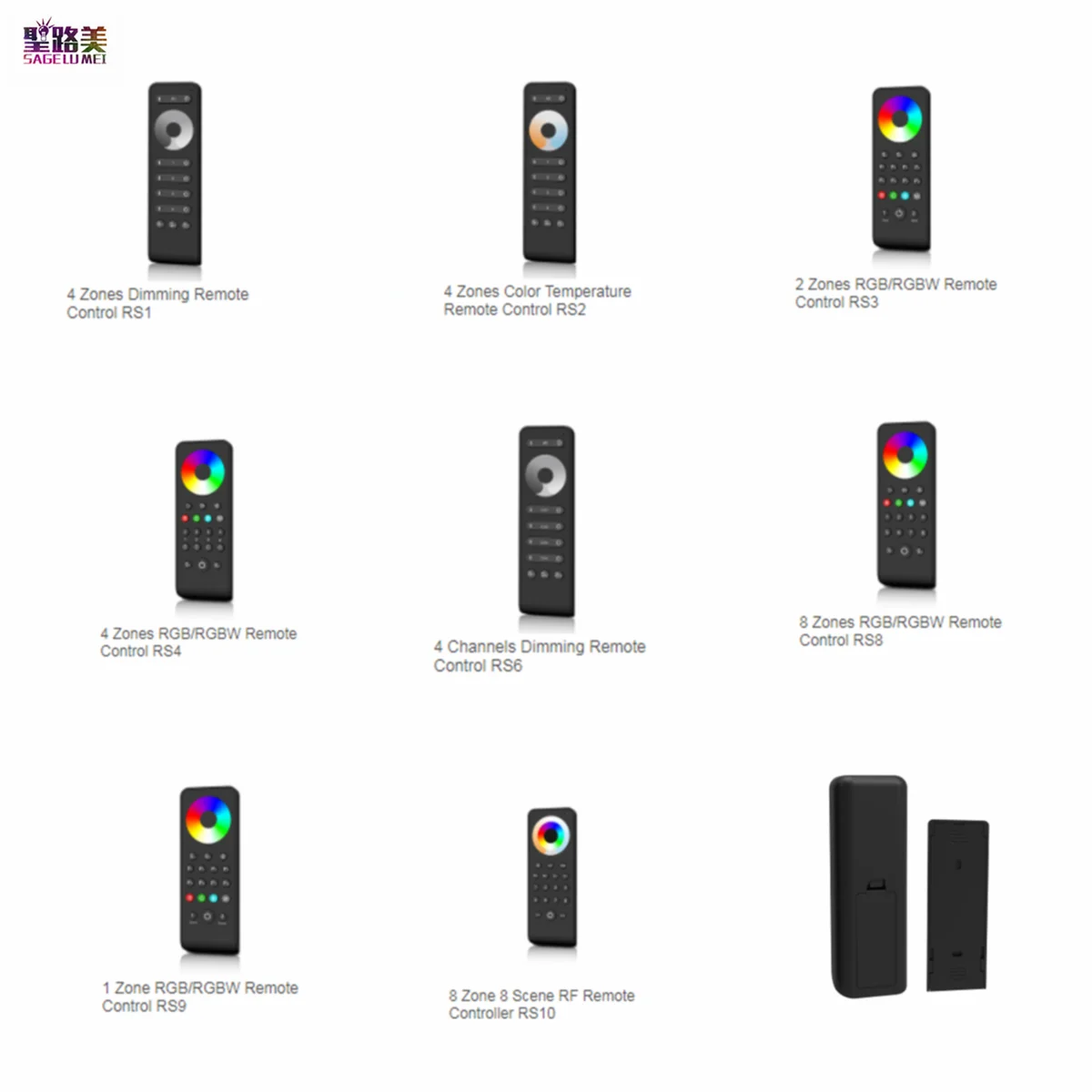 

2.4GHZ Touch Color Wheel RF Remote Controller 1/2/4/8 Multiple Zone Dimming /CCT/RGB/RGBW/RGB+CCT Work with Skydance Receiver