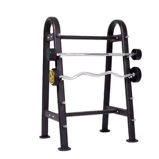 Powder-Coated Steel Barbell Rack Customized Gym Weight Storage Equipment