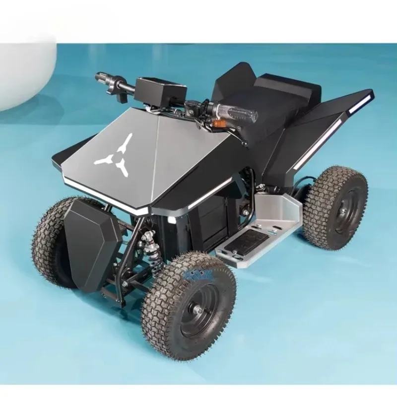 800W Kids Electric ATV, 4-Wheel Off-Road Quad, Children’s Electric Dirt Bike, Youth Beach Sand Buggy for Ages 8-12