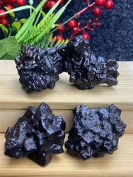 Pure Natural Black Diamond Irregular Stones For Healing Reiki Gemstone Power Stone Craft Gift Home Decoration