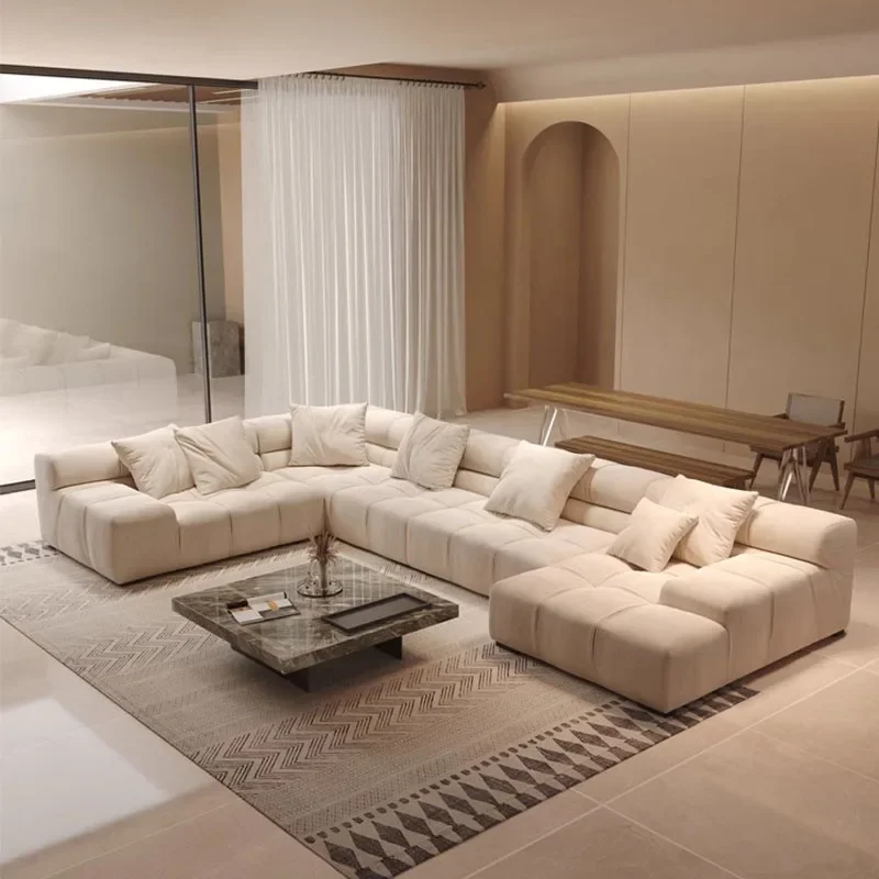 

Sectional Recliner Living Room Sofas L Shape Funda Italian Style Grande Sofas Minimalista Chaise Longue Canape Salon Furniture