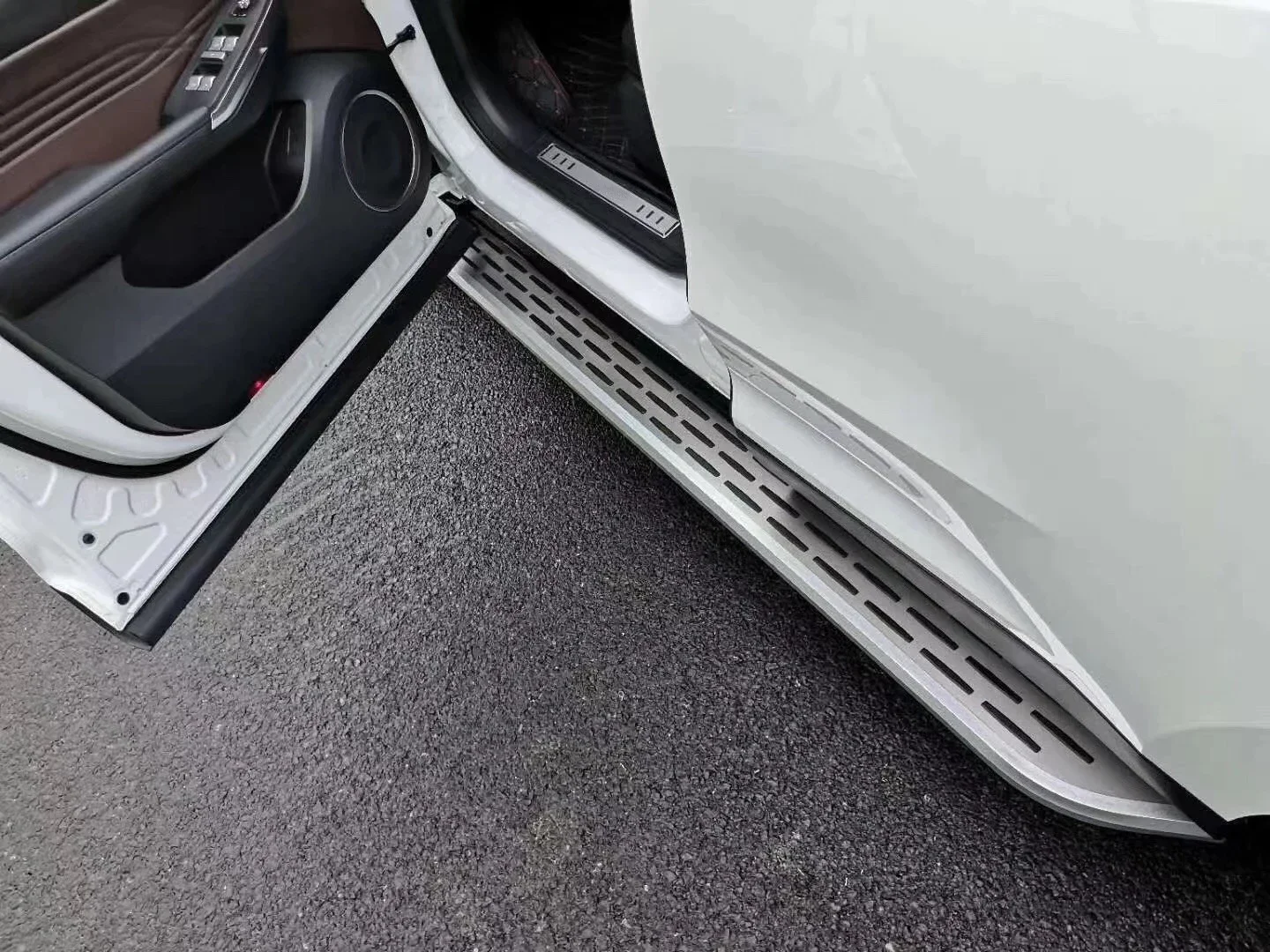 وصل حديثًا خطوة جانبية لدواسة القدم لسيارة هيونداي توكسون 2021 2022 2023، محتوى معدني 98%، قوي ومتين، تحميل 250 كجم