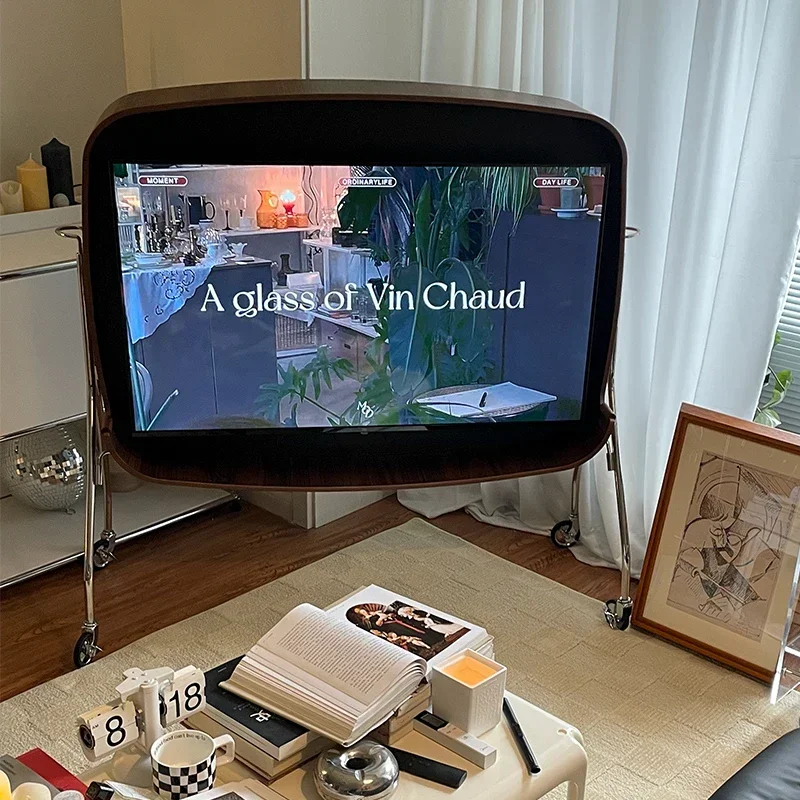 

Mobile TV cabinet Small apartment simple modern light luxury high-end floor bracket