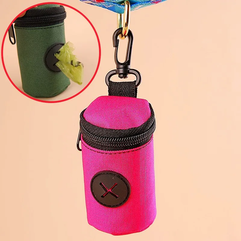 

Dog Poop Bag Dispenser Portable Poop Bag Holder for Dog Walking Hangingable Dogs Garbage Bags Dispenser Mini Bags Pet Supplies