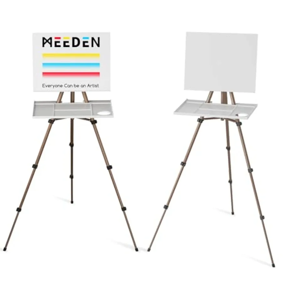 

Plein Air Easel for Painting: Adjustable Travel Watercolor Easel Stand for Adults- Collapsible Portable Tripod for Artists