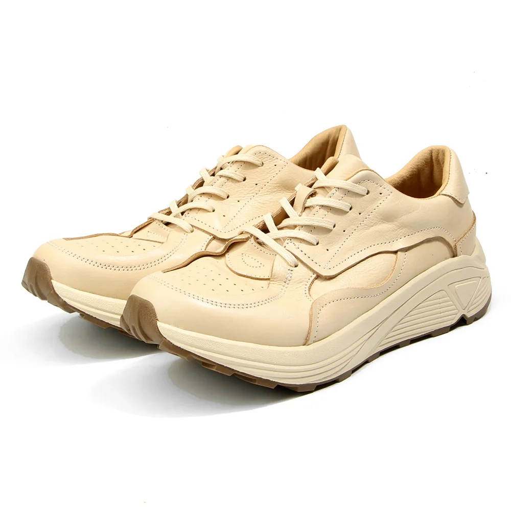 High Quality All-match Genuine Leather Sneakers Men Shoes New Business Casual  Fashion Luxury Shoes  Casual Loafers Boat Shoes