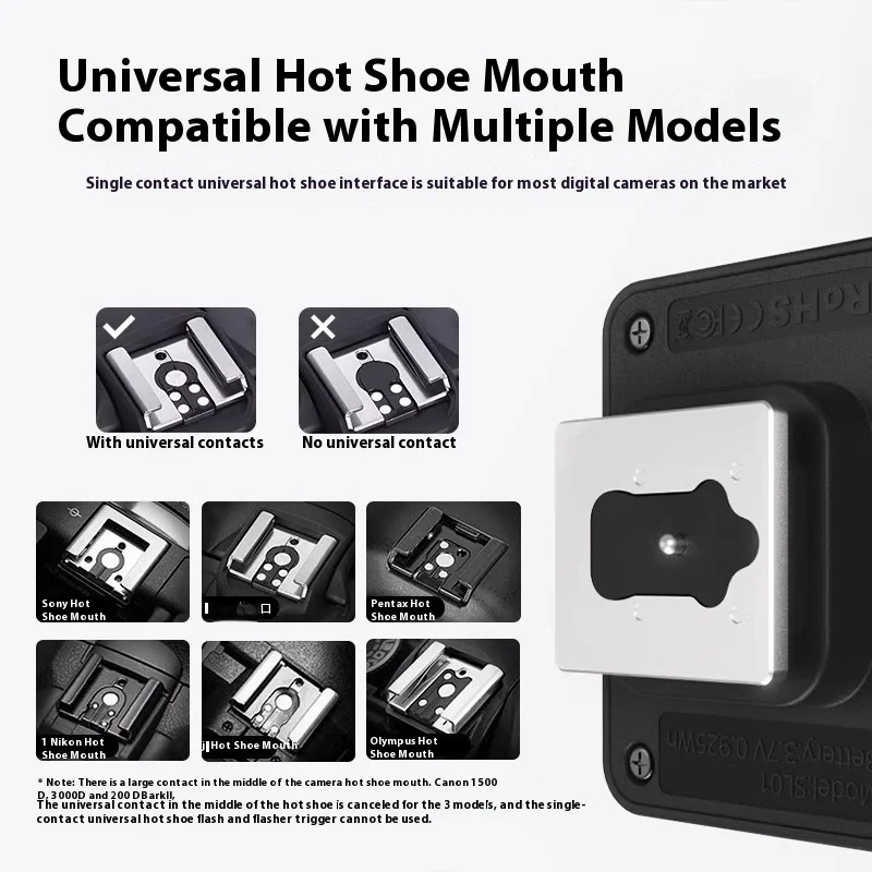 Ulanzi SL01 SL02 กล้องแฟลช 4th เกียร์ปรับ Gn8 อุณหภูมิสี 6500 K Mini แบบพกพาแฟลชที่กําหนดเองอุปกรณ์เสริมกล้อง