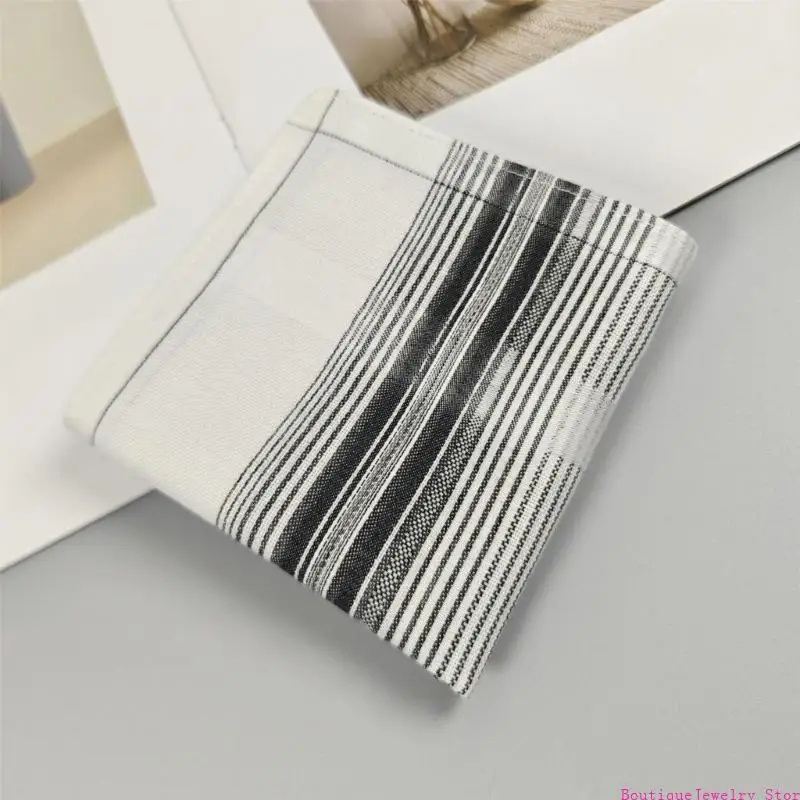 e1PE 스트라이프 손수건 주머니 손수건 손수건 다색 반다나 고 흡수성 남성 포켓 타월