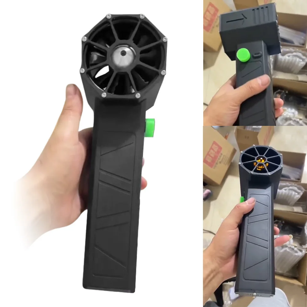 Turbo Jet Fan XL, Mini potente ventilatore multifunzionale 1300g spinta ad alta velocità aspiratore canalizzato, 64mm Brushless ad alte prestazioni