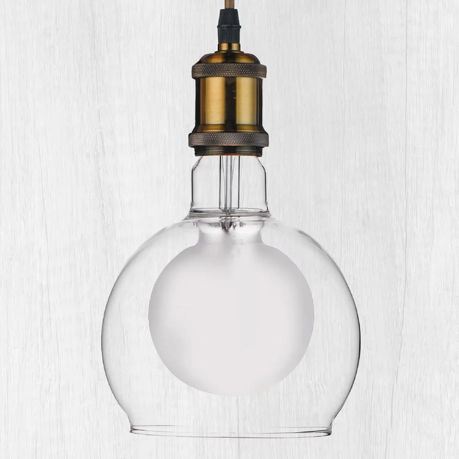 

Giant Vintage Edison Light Bulb, 6W LED G52 Globe, Dimmable Warm White 2700K, E26 Base