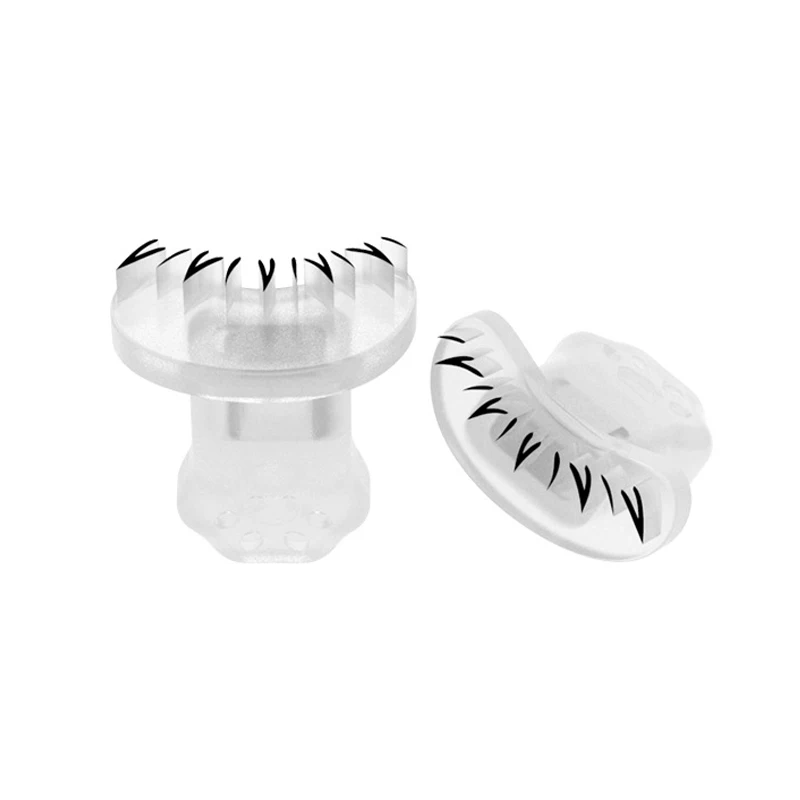 Siliconen onderste wimperstempel met handvat, valse wimperstempel, oefenapplicator, beginnersvriendelijk wimpertrainingshulpmiddel