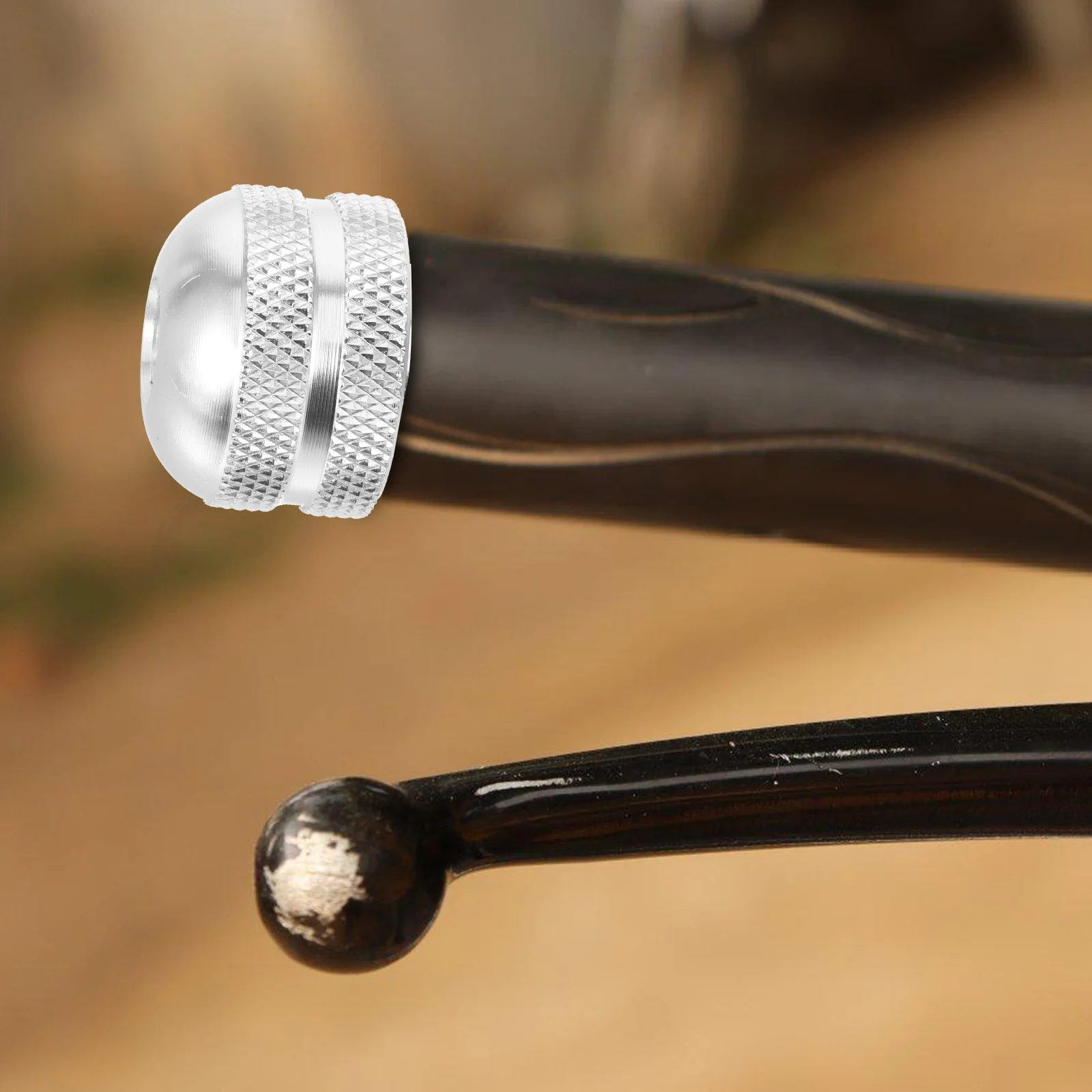 

1Pair Handlebar End Plugs Metal Construction Easy Installation Universal Bike Supplies Handlebar Plugs Bike Handle End Caps