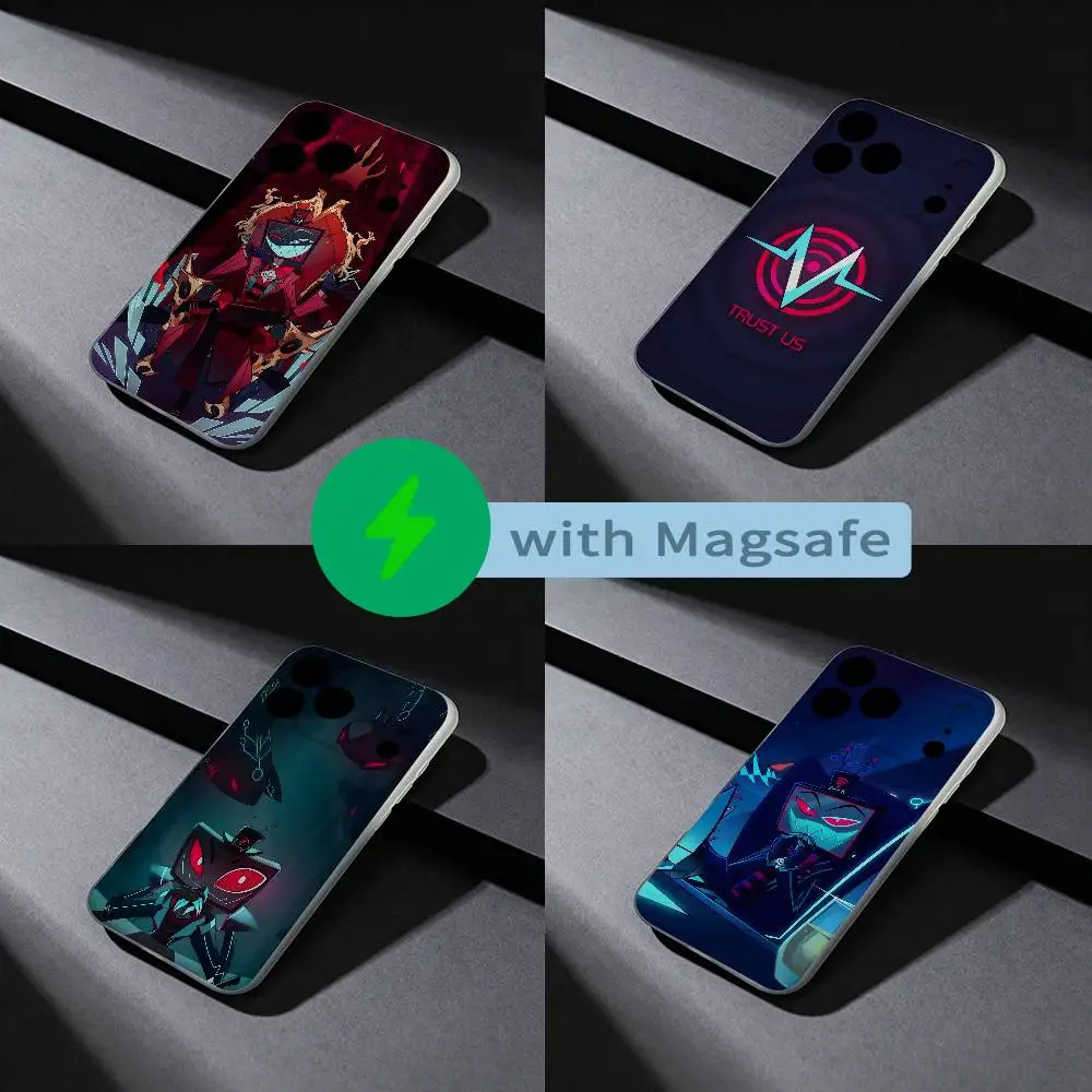 

H-HazbinS Hotel VOX Trust Us Phone Case For iPhone 17,16,15,14,13,12,X,XS,Pro,Max,Plus,E,Air,Mini with Magsafe Magnetic Frosted
